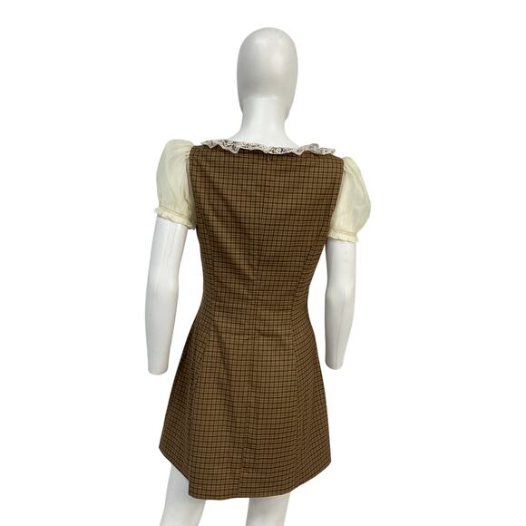 Reformation 'Bunny' Tan Dress Size 6 - Picture 3 of 5